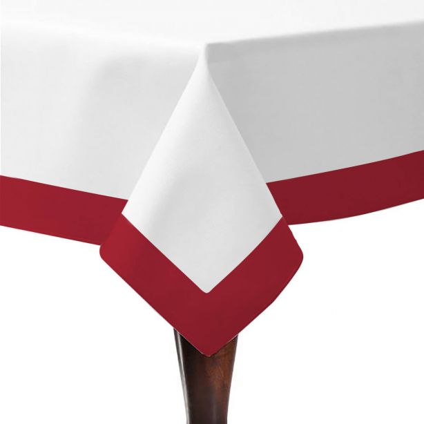 Border Frame Cotton Table Cloth