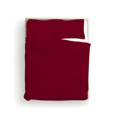 400TC Cotton Sateen Solid Duvet Cover Set