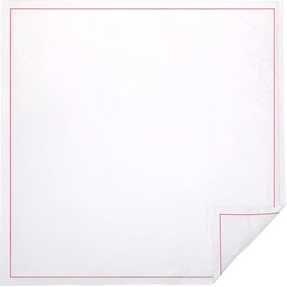 400TC Cotton Single Edge Embroidery Sateen Solid Duvet Cover Set