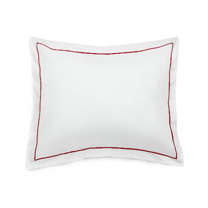 400TC Single Embroidery Sateen Solid Cotton Round Duvet Cover Set