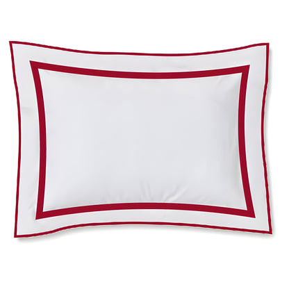 400TC Embroidery & Border Cotton Sateen Solid Duvet Cover Set