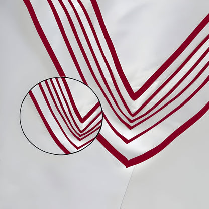 Smart Border 400TC Cotton Embroidery Sateen Solid Duvet Cover Set
