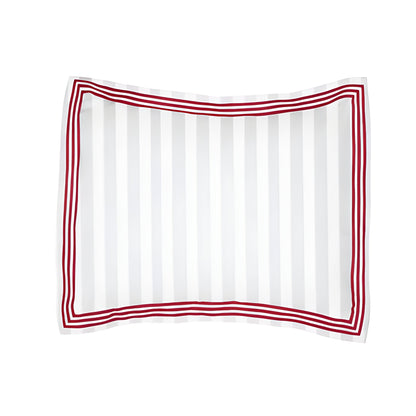 400TC Cotton Sateen Triple Edge Embroidery Stripe Duvet Cover Set