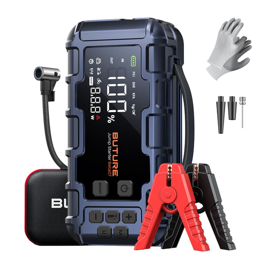 【Top-Rated】Buture Beta07 Car Jump Starter 6000A丨160PSI Smart Inflating, PD45W Fast Charge
