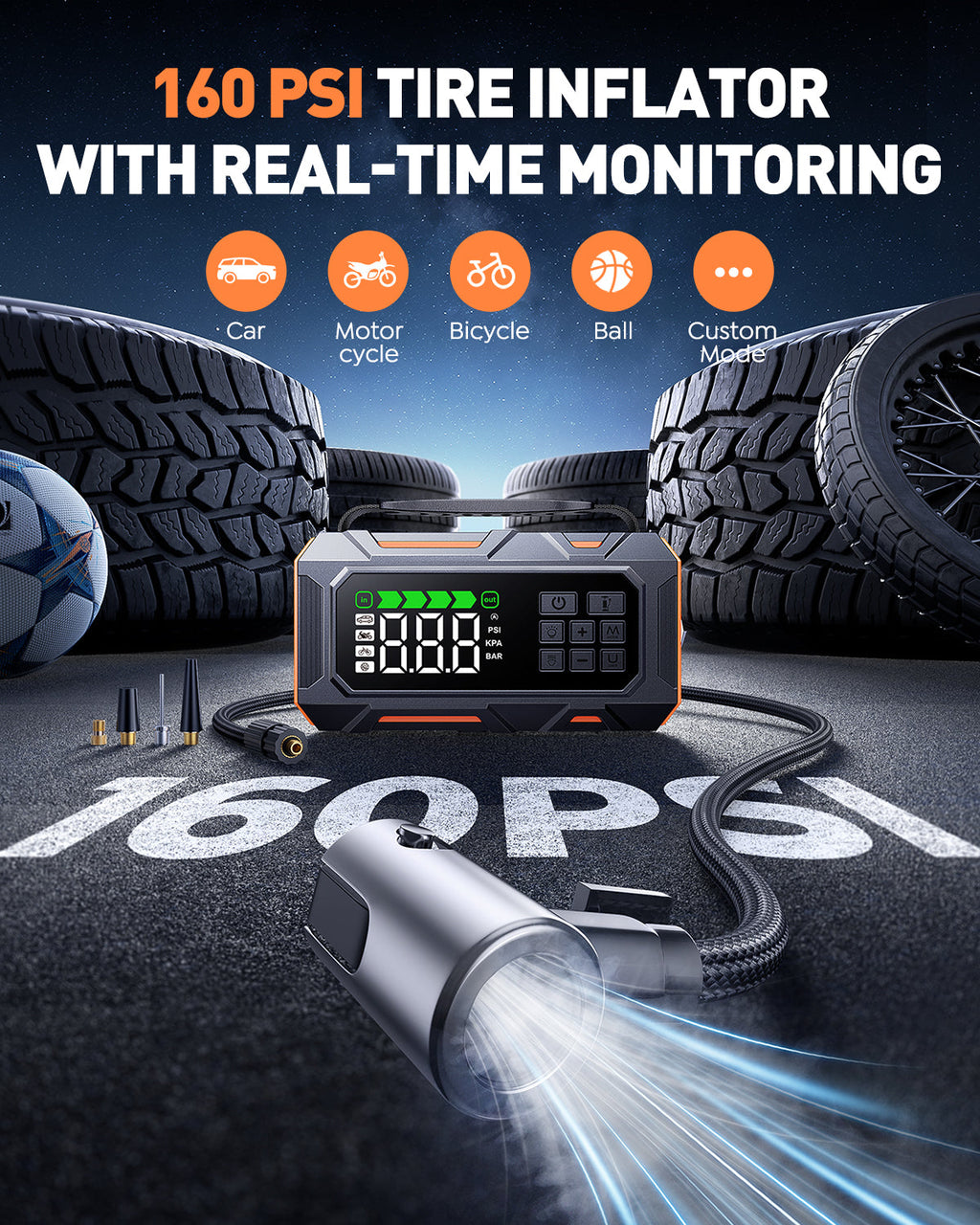 【New Arrivals】Buture Beta09 Jump Starter 8000A All‑in‑One Roadside Power Pack