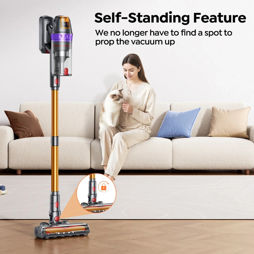Buture VC90 Cordless Vacuum | 650W 55KPA | Auto Floor Detection