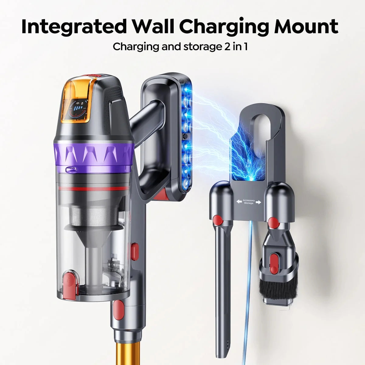 Buture VC90 Cordless Vacuum | 650W 55KPA | Auto Floor Detection