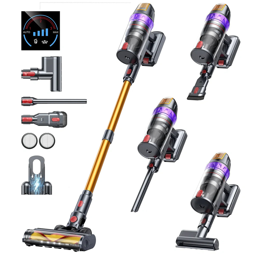 Buture VC90 Cordless Vacuum | 650W 55KPA | Auto Floor Detection