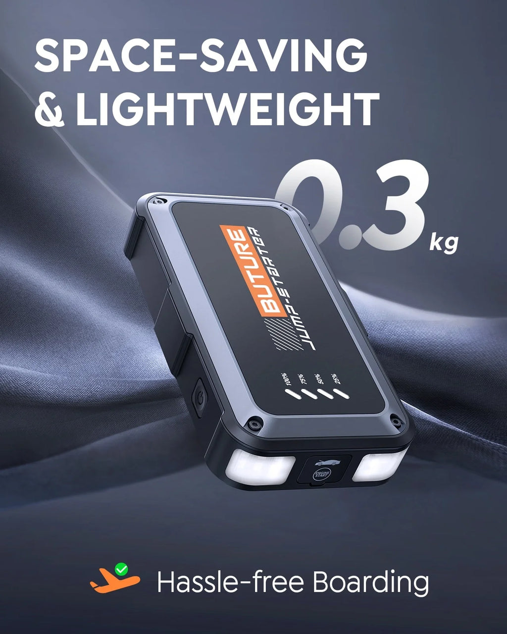 Buture Beta08 Portable Car Jump Starter 3000A 16800mAh