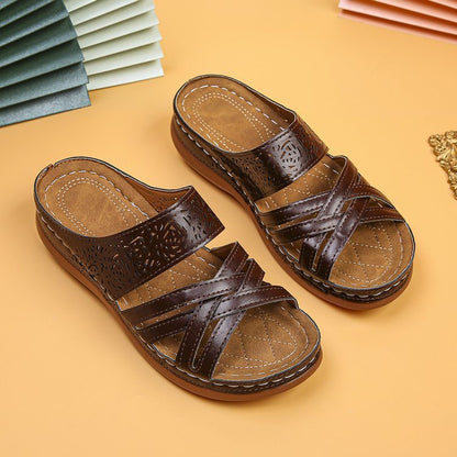 Boho Chic Wedge Sandals for Summer