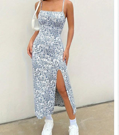 Leopard Print Sheath Long Dress