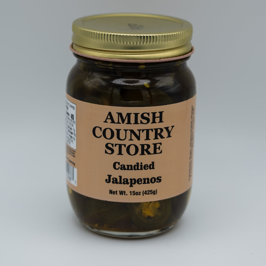 Old-Fashioned Candied Jalapenos (Pint) | Amish Country Store