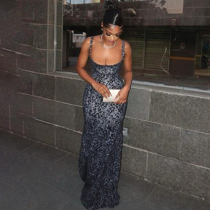 Solid Color Sleeveless Slim Strap Dress