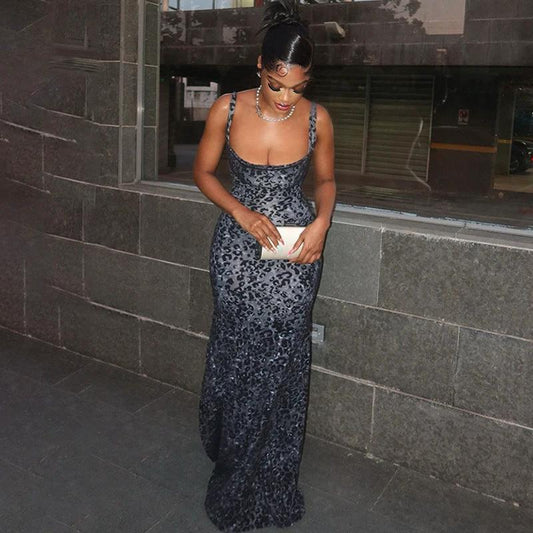 Solid Color Sleeveless Slim Strap Dress