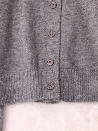 Button Up Long Sleeve Cardigan