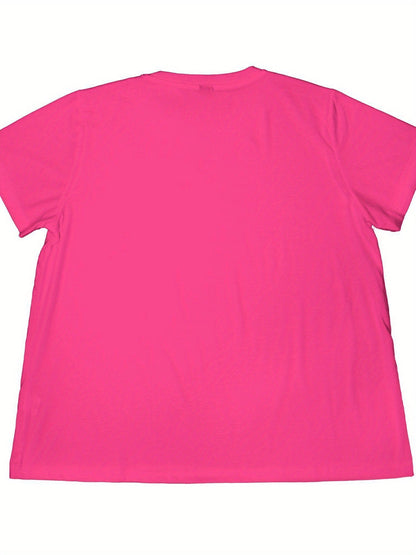 Effortless Style Vibrant Butterfly Plus Size