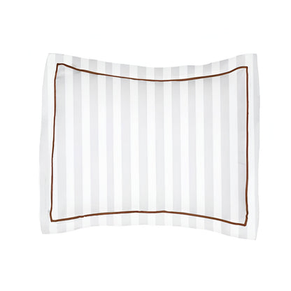 400TC Cotton Single Edge Embroidery Sateen Stripe Duvet Cover Set