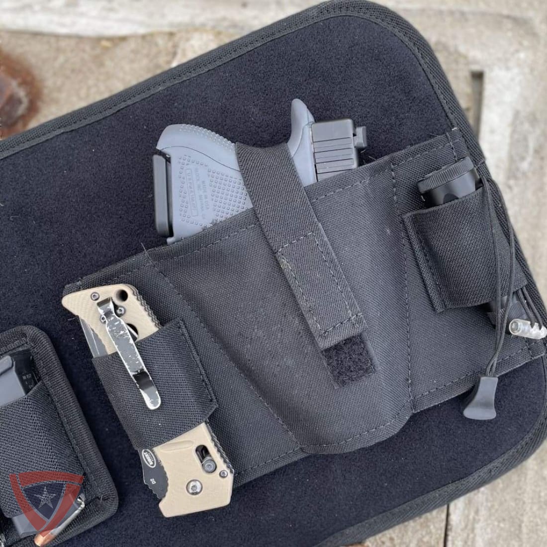Citizen Velcro Holster / Pouch with 2 Storage Loops