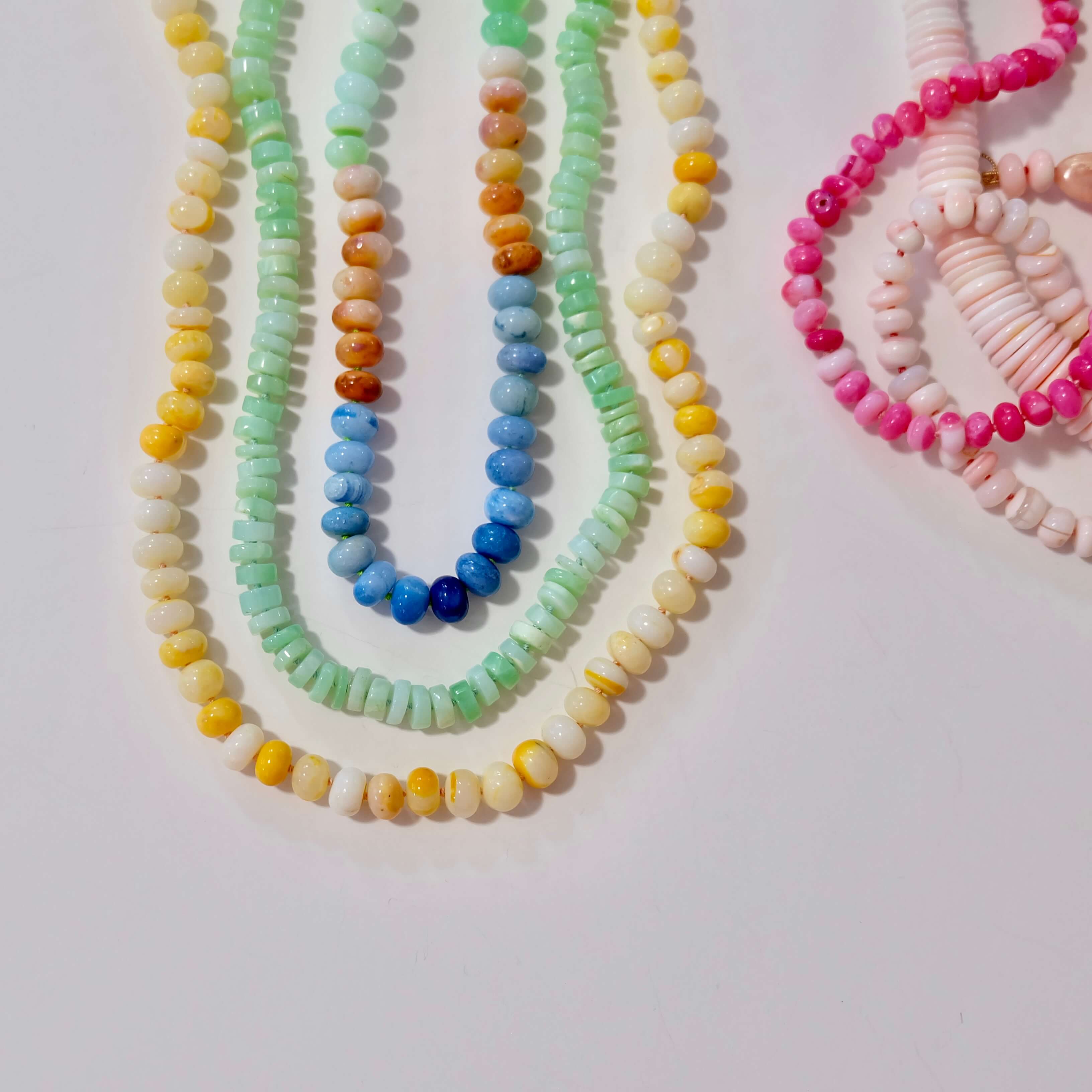 Green Opal Candy Necklace