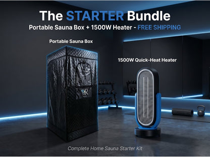 Complete Home Sauna Starter Bundle Kit – Steam Sauna + Sauna Heater