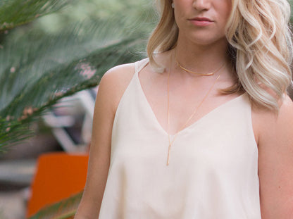 Vertical Bar Necklace