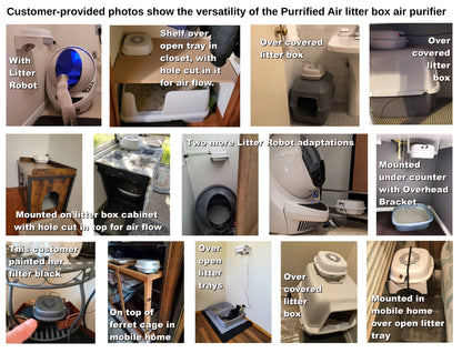 Air Purifier + Overhead Mounting Bracket Bundle