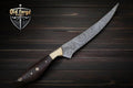 13” Damascus Steel Fillet Knife – Rosewood Handle