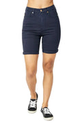 Judy Blue Full Size High Waist Tummy Control Bermuda Shorts