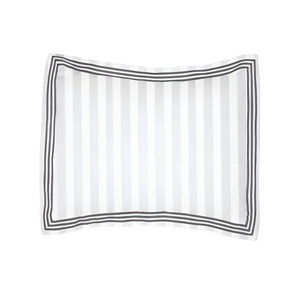 400TC Cotton Sateen Triple Edge Embroidery Stripe Duvet Cover Set