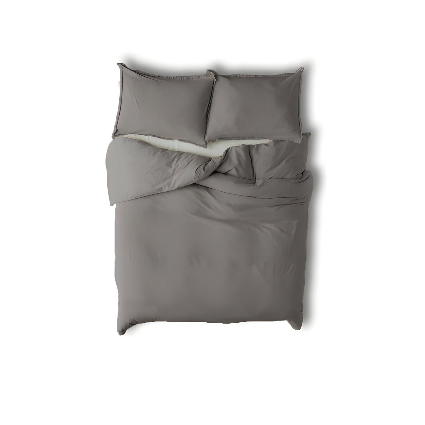 400TC Cotton Sateen Solid Fringe Duvet Cover Set