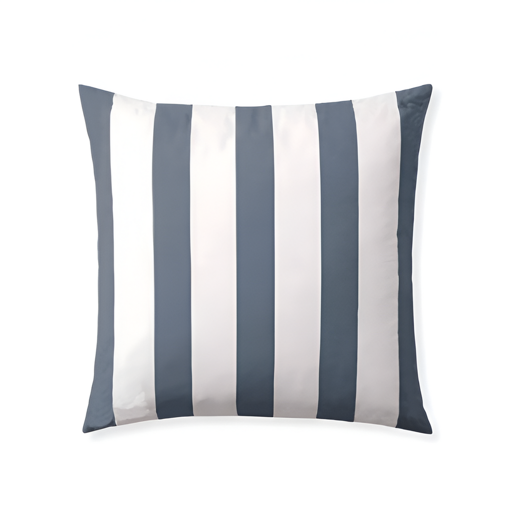 400TC Stripe Border Frame Cotton Sateen Duvet Cover Set