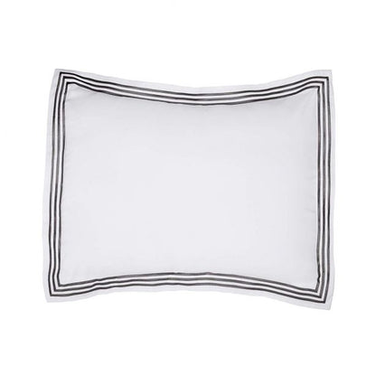 400TC Cotton Triple Embroidery Sateen Solid Round Duvet Cover Set