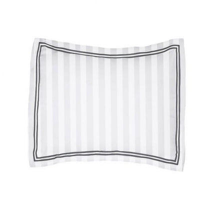 400TC Cotton Double Edge Embroidery Sateen Stripe Duvet Cover Set