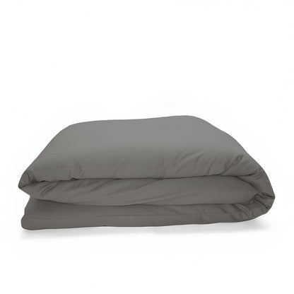 400TC Cotton Sateen Solid Duvet Cover Set