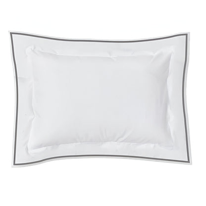 400TC Embroidery Cotton Sateen Solid Duvet Cover Set