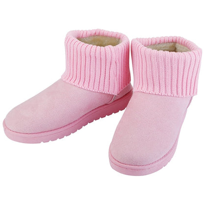 Women Lady Snow Boots Suede Mid-Calf Boot