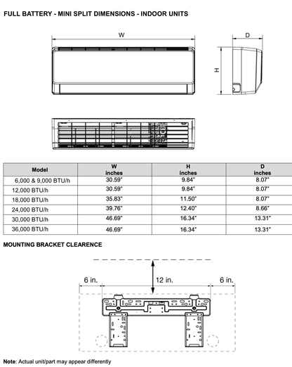 48V DC Mini Split Air Conditioner & Heater