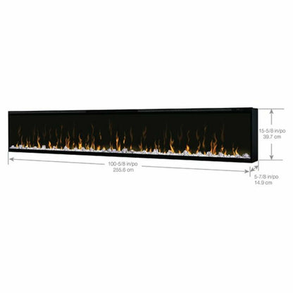 Dimplex IgniteXL 100-Inch Built-In Linear Fireplace Electric [XLF100] (SAK28479)