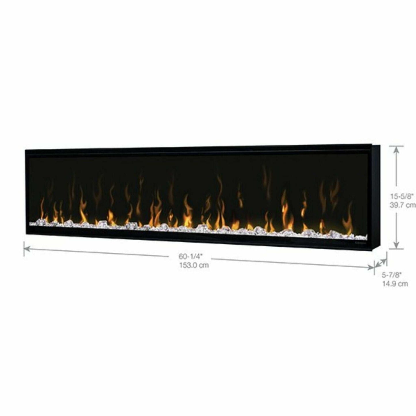 Dimplex IgniteXL 60-Inch Linear Fireplace Electric W/ Heat Boost & Multi Function Remote [XLF60] (SAK78902)