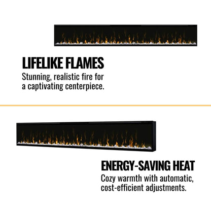 Dimplex IgniteXL 100-Inch Built-In Linear Fireplace Electric [XLF100] (SAK28479)
