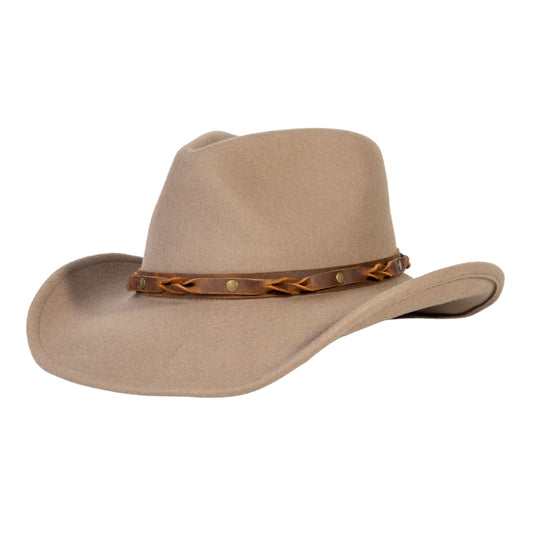 Driftwood Tan Felt Cowboy Hat