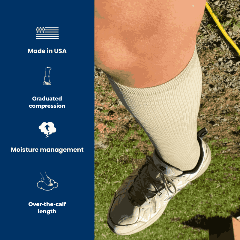 Women's Over The Calf Compression Stocking Socks (1 Pair)