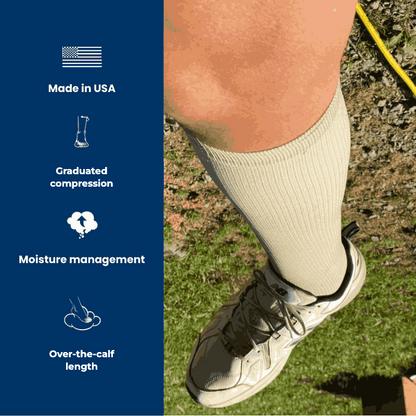 Women's Over The Calf Compression Stocking Socks (1 Pair)
