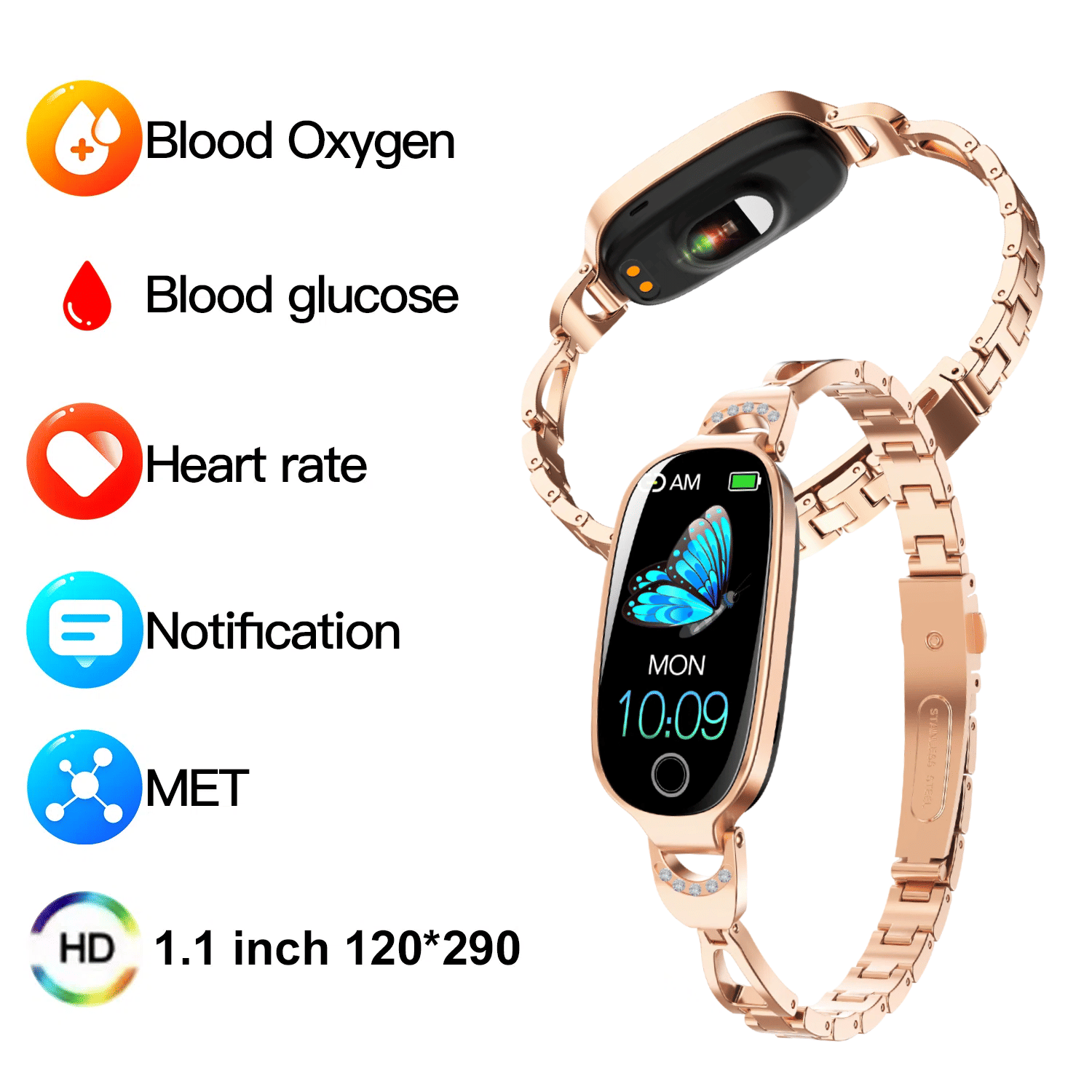 2025 New Health Guardian Smart Watch 1.1" HD - Answer/Call & Blood Oxygen/BP Monitor, IP67 Showerproof Fitness Tracker , 24/7 Heart Rate Sleep Pedometer