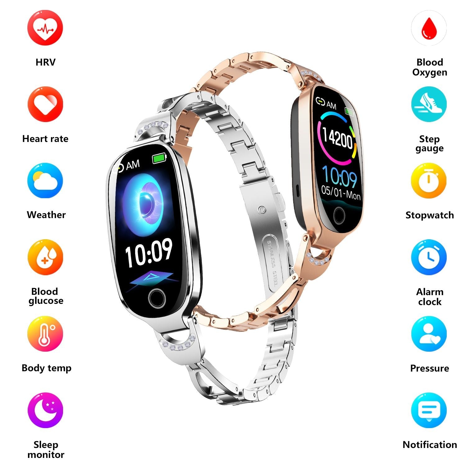 2025 New Health Guardian Smart Watch 1.1" HD - Answer/Call & Blood Oxygen/BP Monitor, IP67 Showerproof Fitness Tracker , 24/7 Heart Rate Sleep Pedometer