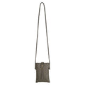 Jennie Small Ash Grey Crossbody Bag with Tassel Accent