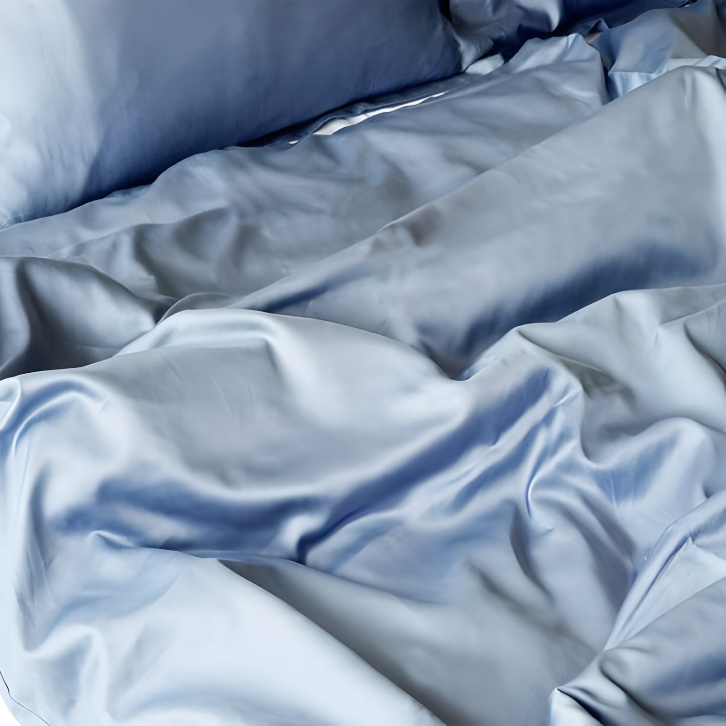 400TC Cotton Sateen Solid Duvet Cover Set
