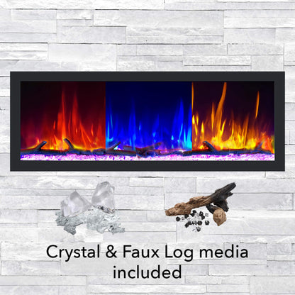 Dynasty Cascade 74-Inch Smart Linear Electric Fireplace [DY-BTX74] (SAK61984)