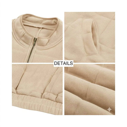 Quilted Zip-up Jacket