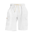 Mens Corduroy Multi-Pocket Shorts For Sports